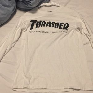 thrasher long sleeve tee